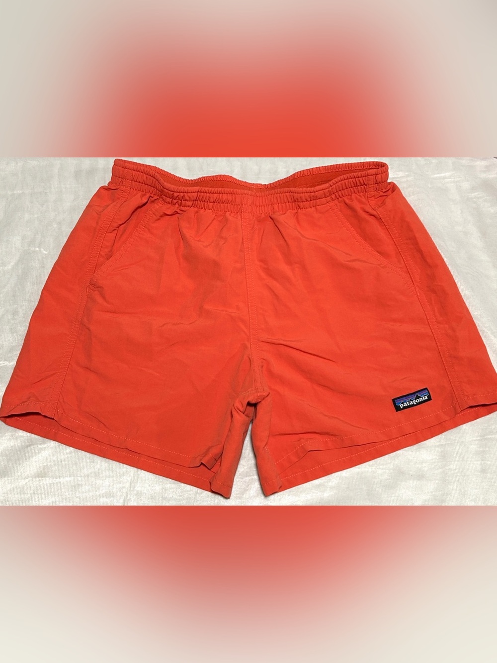 Patagonia Orange Women’s Athletic Shorts